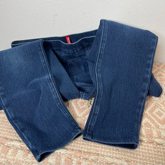 Spanx Jean-ish Ankle Leggings Pull-On Denim with Slimming Tummy Control Size M - Picture 15 of 15